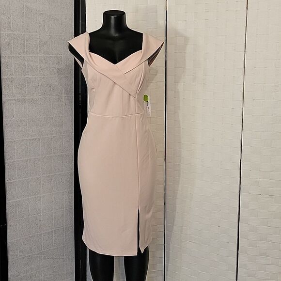 BRAND NEW PREMIER AMOUR OFF THE SHOULDER SHEATH WOMEN"S DRESS - Picture 4 of 13